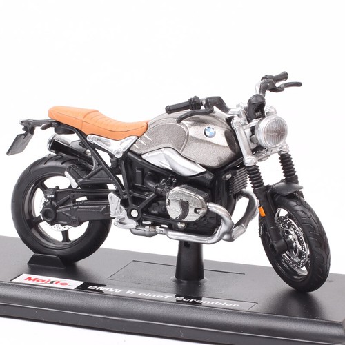 Maisto 1:18 Scale BMW R NineT Scrambler Cafe Racer Motorcycle Model Bike Toy - Picture 9 of 12