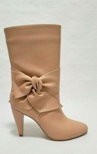 NEW Jeffrey Campbell Femme Pink Nude Color Bootie Whith Bow Size US 6