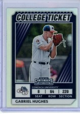 2022 Panini Elite Extra Edition College Tickets Optic Holo Gabriel Hughes #13
