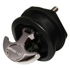 Whitecap T-Handle Latch Chrome Plated Zamac/Black Nylon Locking Freshwater