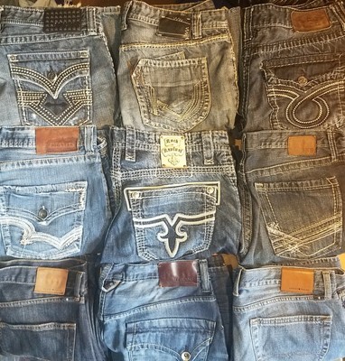 rock revival mens designer jeans