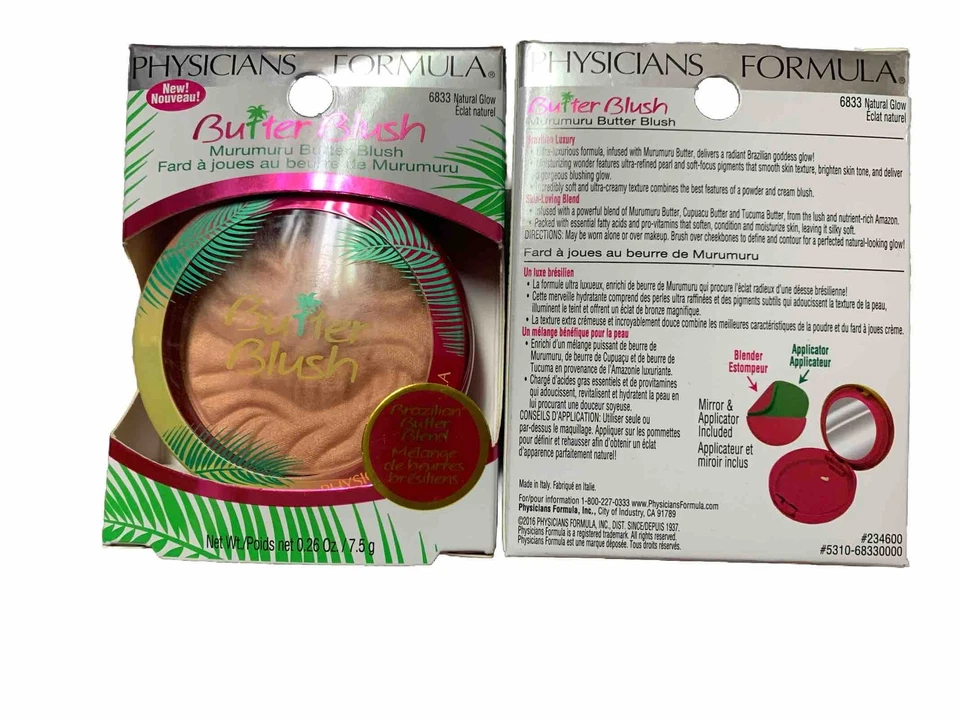 Pack of 2 Physicians Formula Murumuru Butter Blush, Natural Glow 6833 - Image 2 of 2