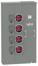 Square d Meter MP64200 4 Gang 600A bus,200A Max. Ring As WEP4412 EUSERC