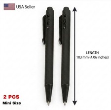 2PCS Students Ballpoint Pen Smooth Writing Office School Teenagers Black Ink Pen