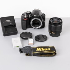 Nikon D3300 - 24MP Digital SLR Camera, Lens, Charger, Battery, SD Card, Strap