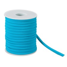 Nylon Elastic Cord, 1/4 Inch 21.87 Yard Stretchy Spandex Cord, Sky Blue