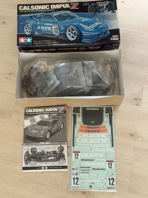 NEU Tamiya Vintage 1/10 RC ungebauter Bausatz 58329 TB-02 Calsonic Impul Z ähnlich GT-R