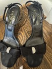 VALETINO GARAVANI BLACK SHOES HEELS RHINESTONE 38.5 NICE — photo 4
