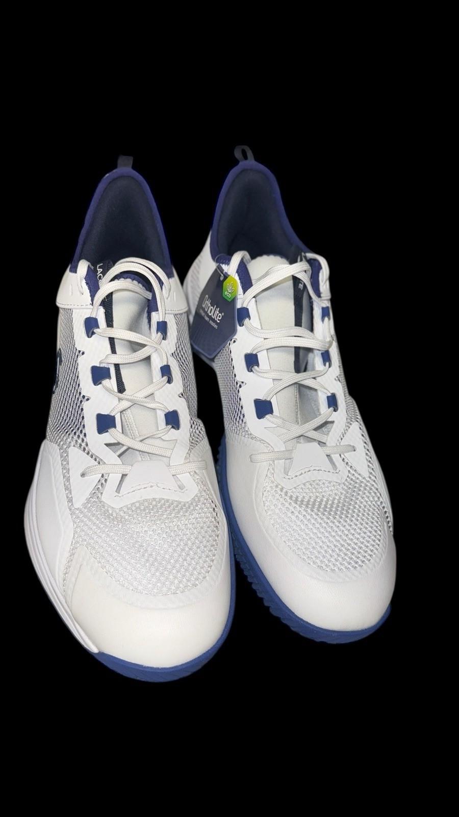 Lacoste AG-LT21 0722 1 SMA Sneaker Men's Size 13 US /  White / Royal Blue image 2