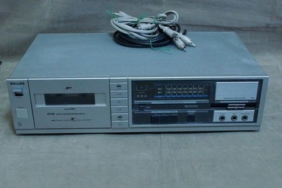 PHILIPS TYPE 70 FC 141 / 100 KASSETTENDECK MIT ANLEITUNG