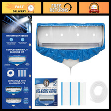 Mini Split Cleaning Bag - 360 Waterproof, Fits 27-39in Systems, Kit with Overspr