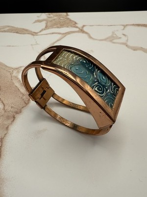 MCM Vintage 1950s Matisse Renoir Modernist Enamel Copper Hinged