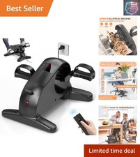 Motorized Mini Exercise Bike Electric Pedal Exerciser for Seniors  Under Desk ...