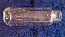 Vintage Evenflo Clear Glass 8 oz Screw-Top Baby bottle