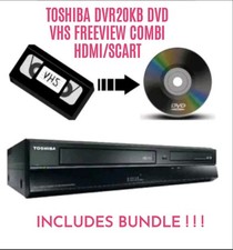 Toshiba Dvr20 VHS DVD FREEVIEW Recorder Copy VHS to DVD ! HDMI/SCART CONNECTION!