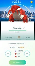 Pokemon Lv50 Non Shiny Groudon Tokyo Japan Background TRA-DE 3 Movesets Go Fest
