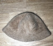 Vintage Tan Angora Bucket Hat