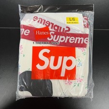 SUPREME Waffle Thermal Pant Men's Size L Bone