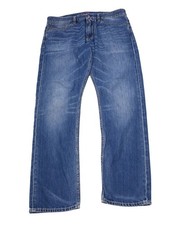 Ralph Lauren Purple Label Straight Stonewashed Leg Jeans in Blue