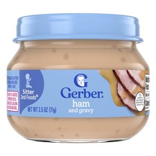 2nd Foods , Sitter, Ham and Gravy, 2.5 oz 71 g 