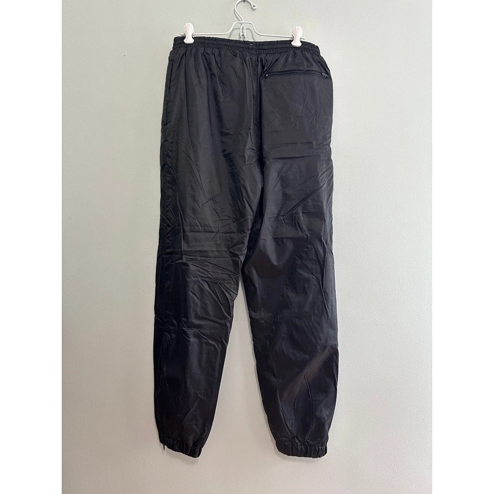 Vintage Y2K Wilson black fleece lined windbreaker pants size S - Image 3 of 4
