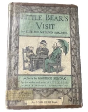 Little Bear’s Visit Else Holmelund Minarik Maurice Sendak 1961 HCDJ Harper Crest