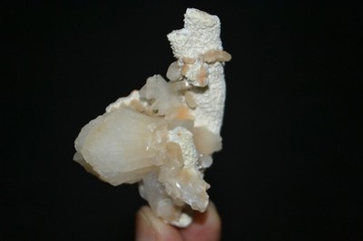 stilbite heulandite on mordenite stalactite  Mineral Specimen#1295