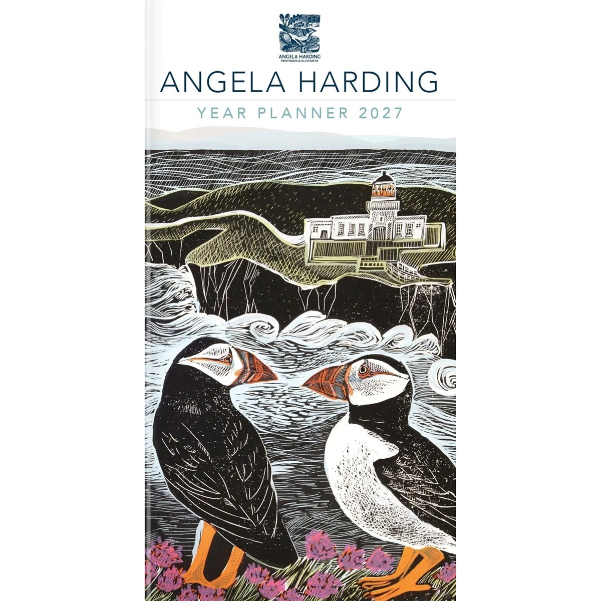 Angela Harding Slim Diary 2027, General Diaries, Month To View, Art, Gift - Image 2