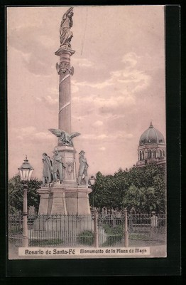 Rosario de Santa-Fé, Monumento de la Plaza de Mayo, Ansichtskarte 