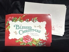 DaySpring Christmas Cards “A Blessed Christmas To Special Friends” 20 Card Set