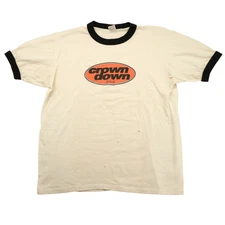 Bomark Crown Down Graphic Ringer T-Shirt