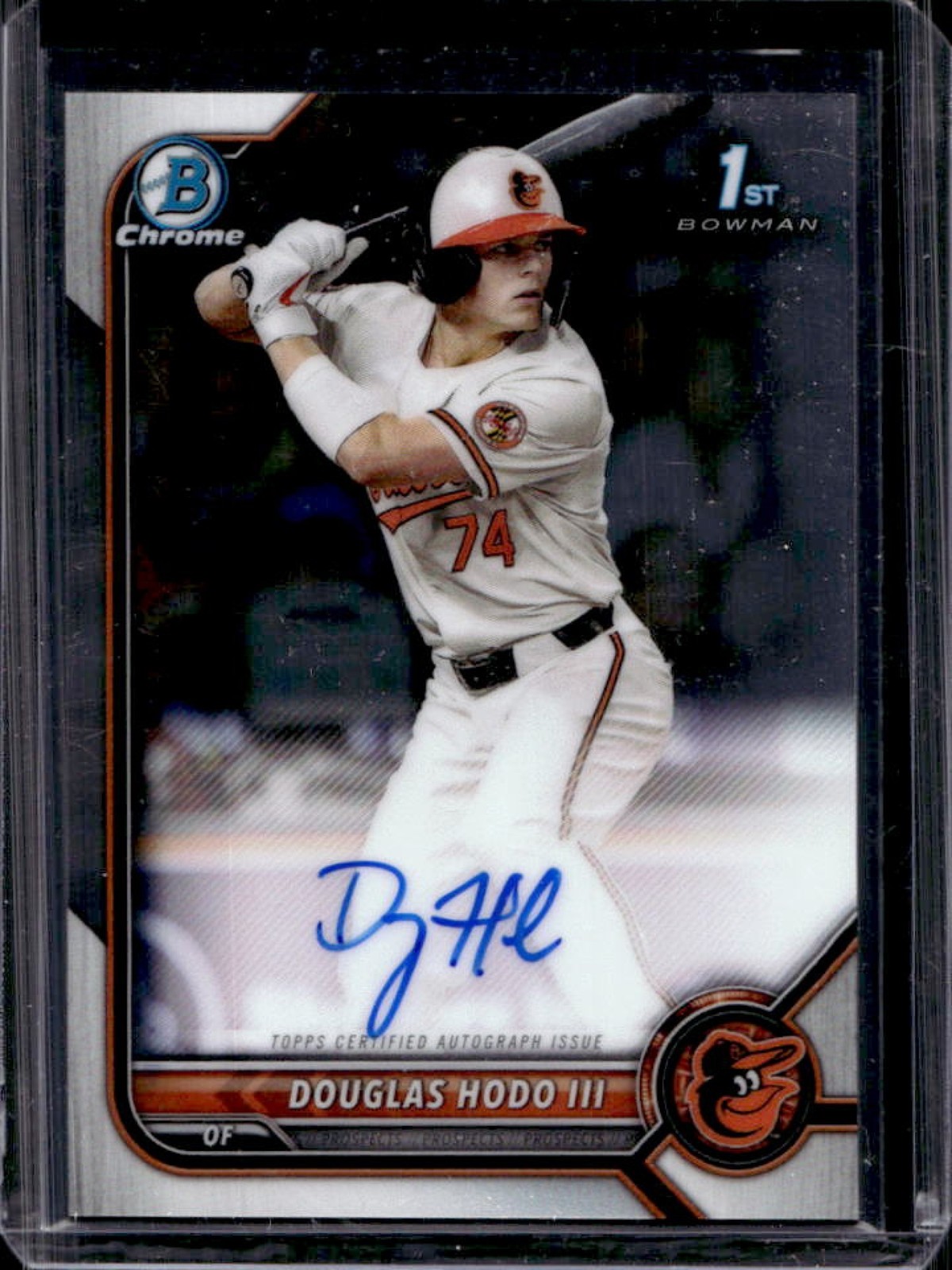 2022 Bowman Draft Douglas Hodo III Chrome Auto 1st Prospect #CDA-DH Orioles