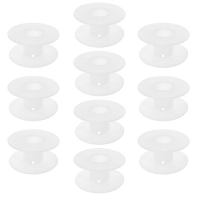 Plastic Empty Spool 34mm/1.88inch White Empty Thread Spools for Sewing Embroi...