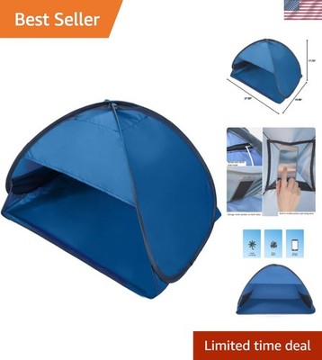 Portable Anti-UV Shade Tent with Zippered Top - Perfect for Outdoor Activities