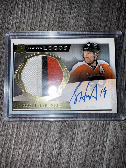 2013-14 Upper Deck The Cup Scott Hartnell Limited Logos Auto-Patch /50
