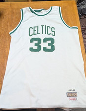 Mitchell & Ness Larry Bird #33 Celtics 1985-86 Hardwood Classics Jersey Sz 60