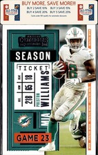 2020 Panini Contenders #48 Preston Williams Miami Dolphins