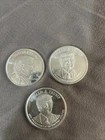 Lot Of 3 Trump Silver Rounds .999