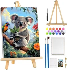 Paint by Numbers Kit DIY Canvas Painting Set for Adults Kids Home Decor Gift DIY