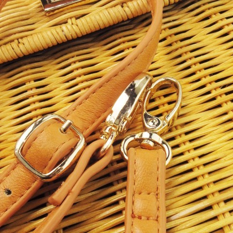 AMERI Basket Bag Handbag 2way Shoulder Bag Natura… - image 7