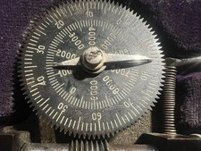 FILOTECNICA SALMOIRAGHI Tachimetro meccanico portatile x officina antico 1880