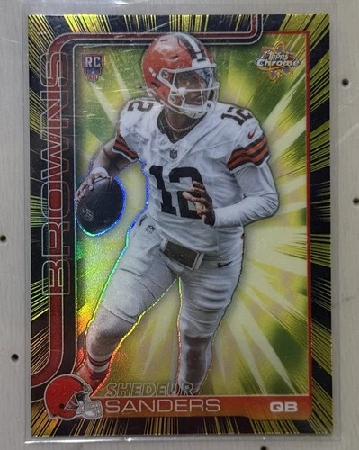 2025 Topps Chrome Shedeur Sanders Base (RAW)