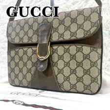Gucci GG Supreme borsa a tracolla vintage tela marrone autentica I0318434