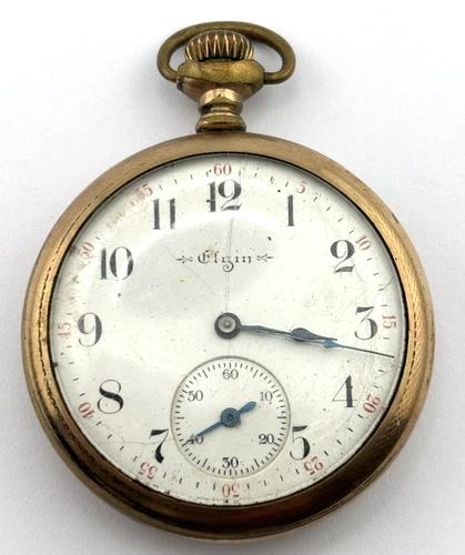 Elgin 1905 Antique Mechanical Pocket Watch 15J  16s  11482778  DOESN'T WORK