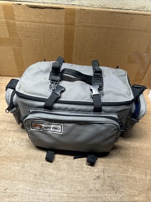 Vintage Lowe-Pro Compact 35 Camera Bag Large Gray w/Dividers & Strap 20x11x9