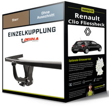 Starre Anhängerkupplung für RENAULT Clio Fliessheck 01- II BB/CB Imiola Hak-Pol