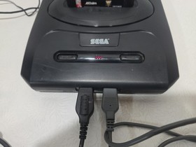 SEGA Genesis Model 2 &ndash; Cleaned & Tested w/ 2 Controllers & Cables Works!