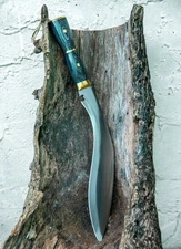 Gurkha Kukri Full Tang 17" Curved Knife Rugged Army Combat|Chopper Brass Micarta