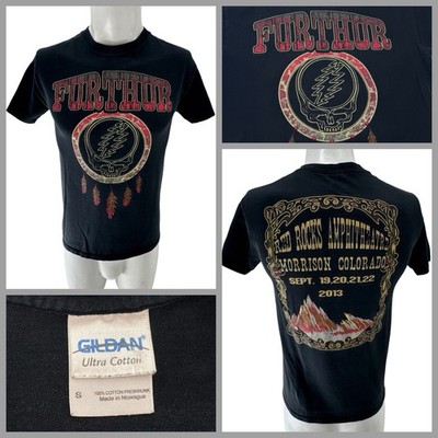 Grateful Dead Further 2013 Red Rocks T-Shirt Size S Weir & Lesh RARE YGI O6-4