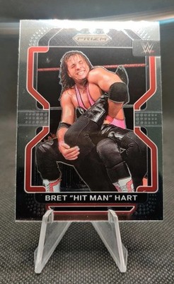2022 Panini Prizm WWE #198 Bret The Hit Man Hart Wrestling Card